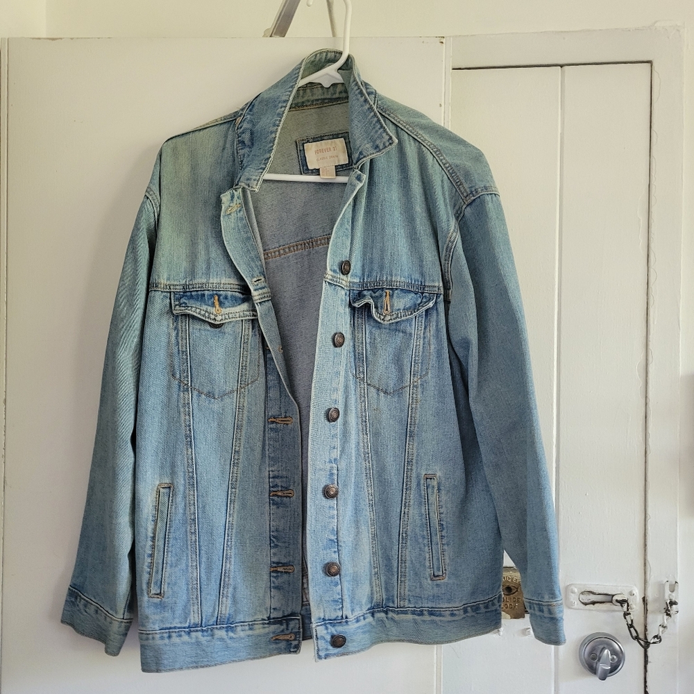 Forever 21 Oversized Denim Jacket